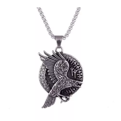 Northern Viking Jewelry Flying Raven -kaulakoru 50 cm NVJRS112-3