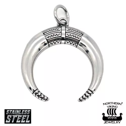 Northern Viking Jewelry Viking Horn kaulakoru 50 cm NVJRS133-1