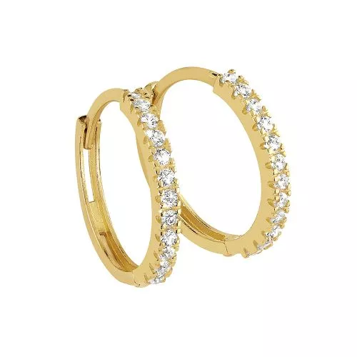 Kultaiset korvarenkaat OT47698-CZ-1