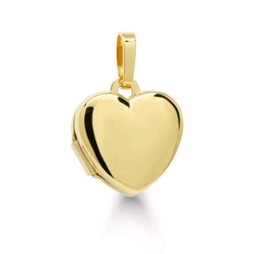 Kultainen medaljonki, sydän 11 x 10 mm P-2947-0