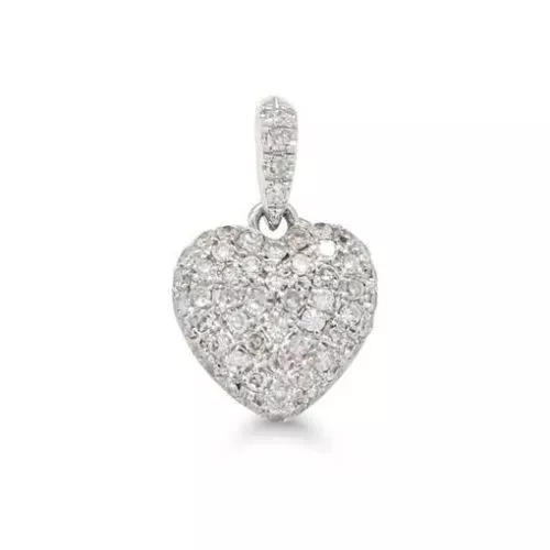 Valkokultainen timanttiriipus, sydän P-5763DW-1