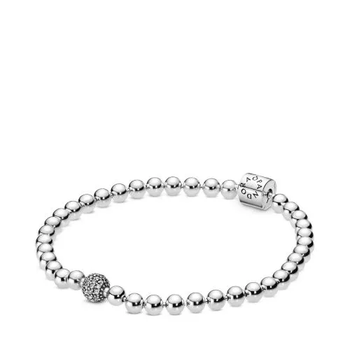 Pandora Beads And Pave Armband (19cm) 598342CZ-1