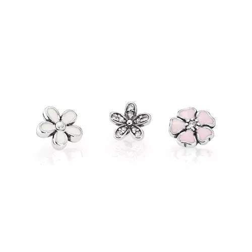 Pandora Poetic Blooms Petites Locket Charm -koristeosat 792079CZ-1