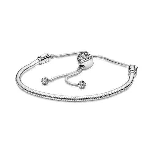 Pandora Moments Heart Clasp armband 598699C01-1