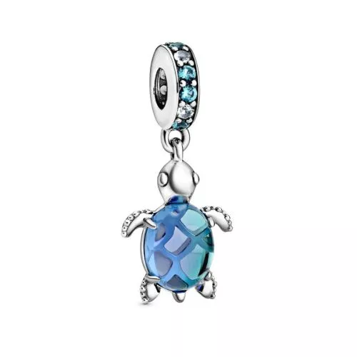 PAN HOP RS MURANO GLASS SEA TURTLE CRYST-1