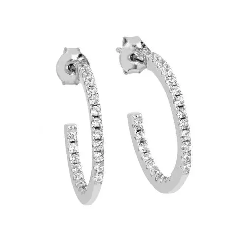 Silber Ohrringe PESS0638-20MM-1