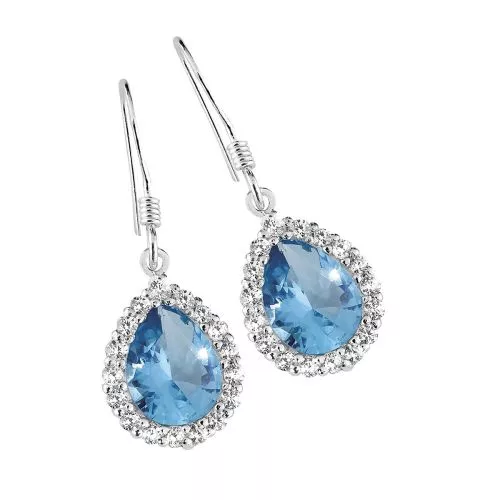 Silber Haken Ohrringe SCE09358-31-1