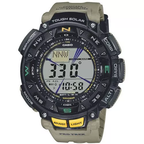 Casio Pro Trek Tough Solar -rannekello PRG-240-5ER-1
