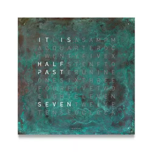 QLOCKTWO Classic Creator’s Edition Vintage Copper QT4ENVICO-1