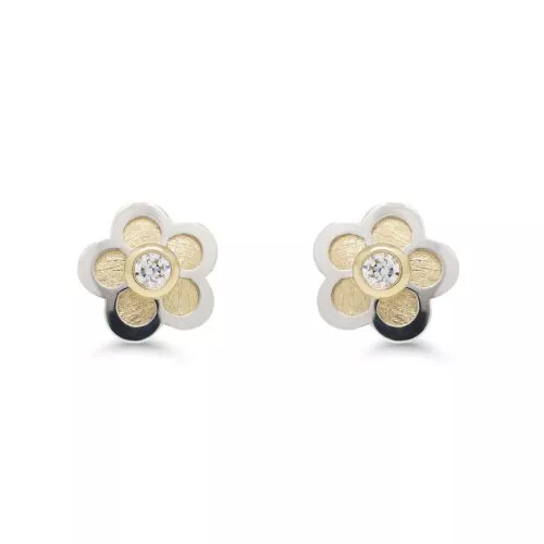 Kultaiset korvakorut, kukka RE-14726Z-1