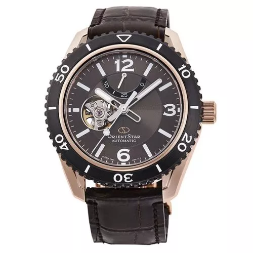 Orient Star Semi Skeleton Uhr RE-AT0103Y-1