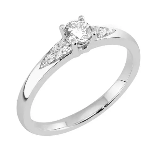 Diamantring Weißgold / topas RE06815-1