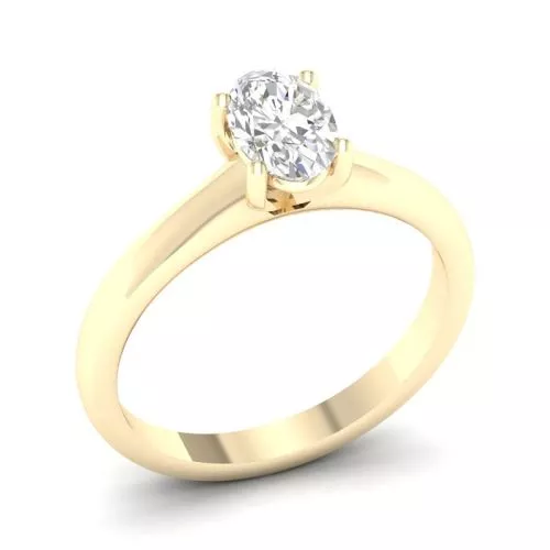 Brilliant Star ring / Labordiamanten RS01382 YG 0.75CT