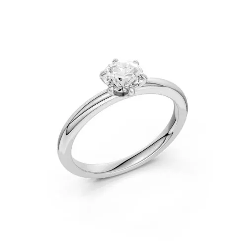 Brilliant Star Diamantring / Labordiamanten RS07711 WG 0.5CT