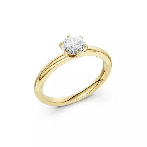 Brilliant Star Diamantring / Labordiamanten RS07711 YG 0.5CT