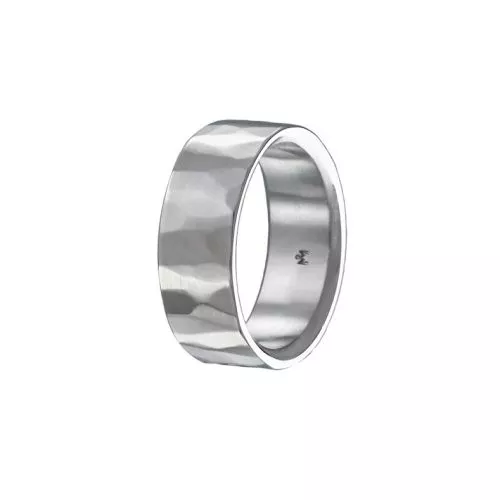 Ilkka Marttiini Agás -flakkasormus 7mm matta taottu S110-1