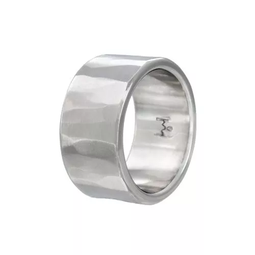 Ilkka Marttiini Agás -flakkasormus 10mm matta taottu S210-1