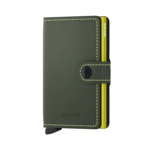 Secrid Miniwallet Matte Green Lime MM-GREEN-LIME-1