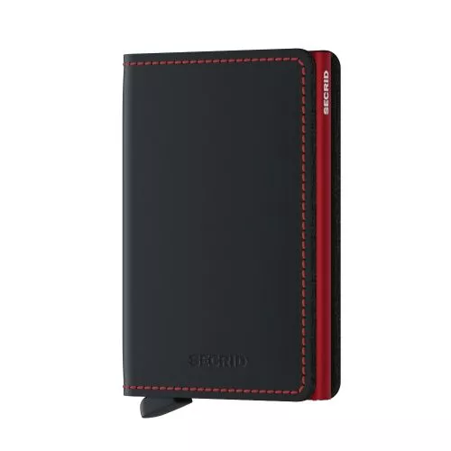 Secrid Slimwallet Matte Black-Red SM-BLACK-RED-1