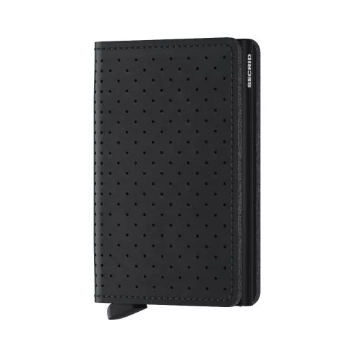 Secrid Slimwallet Perforated Black SPF-BLACK-1