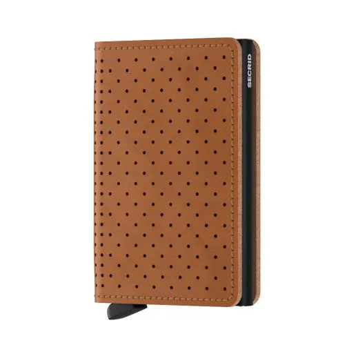 Secrid Slimwallet Perforated Cognac SPF-COGNAC-1