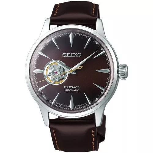 Seiko Elite Presage Automatic Cocktail Time Stinger Open Heart SSA407J1-1