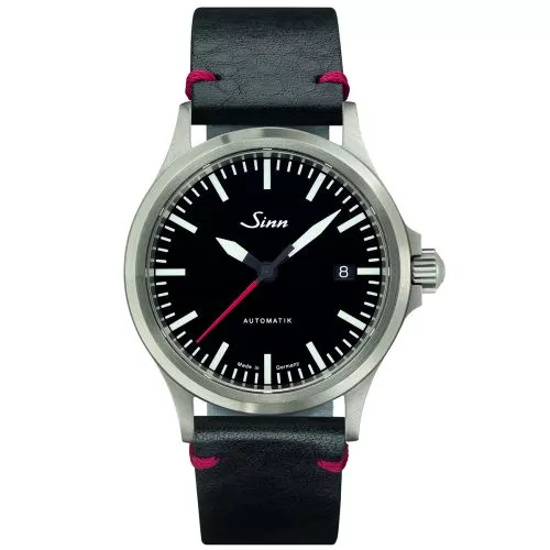 Sinn 556 I RS -rannekello / musta nahka 556.0106-1