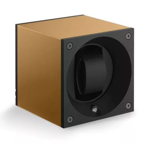 SwissKubik Masterbox Aluminium Yellow kellonpyöritin SK01.AE006-13