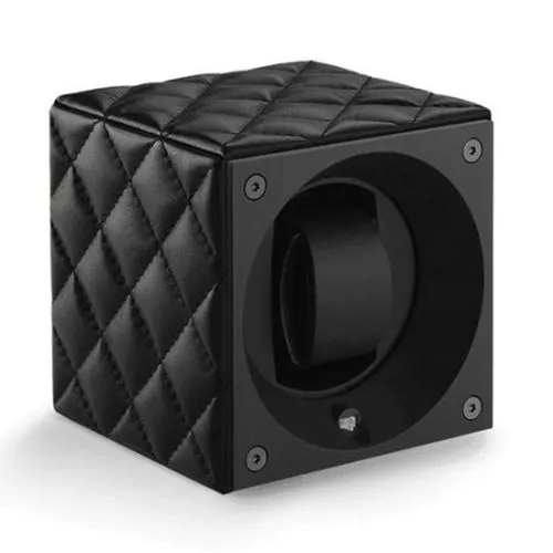SwissKubik Masterbox Couture Black Leather kellonpyöritin SK01.CV.COUT.NOIR T/T-36