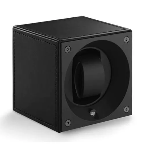 SwissKubik Masterbox Leather Black kellonpyöritin SK01.CV003-22
