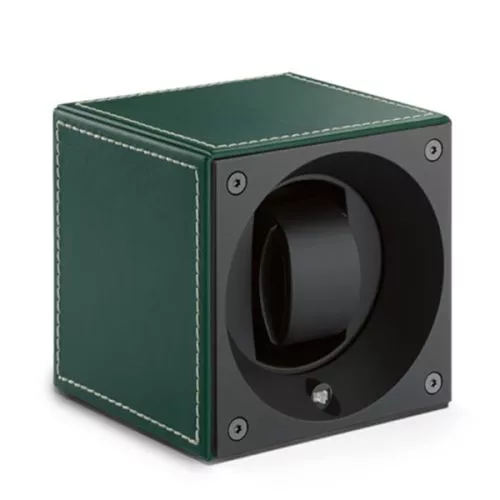 SwissKubik Masterbox Leather Green kellonpyöritin SK01.CV005-24