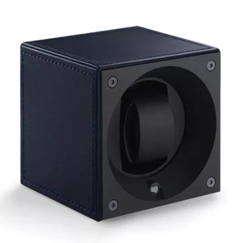 SwissKubik Masterbox Leather Blue kellonpyöritin SK01.CV006-25