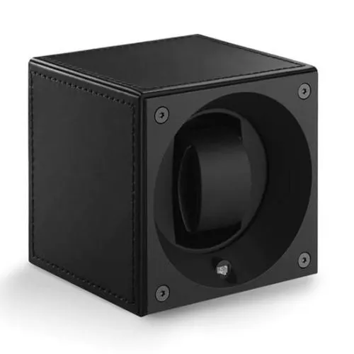 SwissKubik Masterbox Leather Rubber Black kellonpyöritin SK01.CV008-26