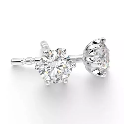 Romanssi Ruusu timanttikorvakorut Solitaire 2 x 0.18ct