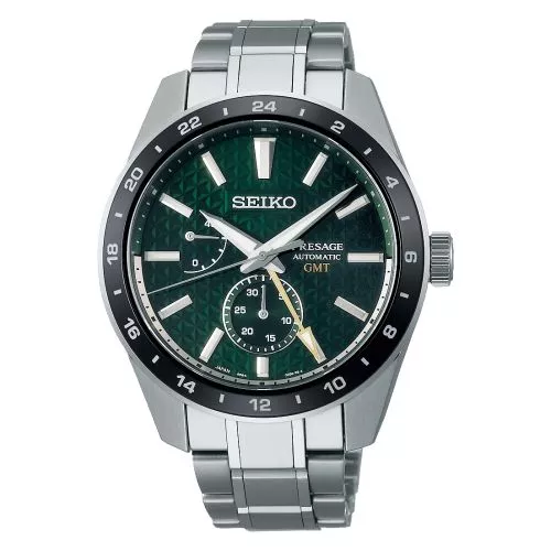 Seiko Presage Automatic Sharp Edged GMT Tokiwa SPB219J1-1