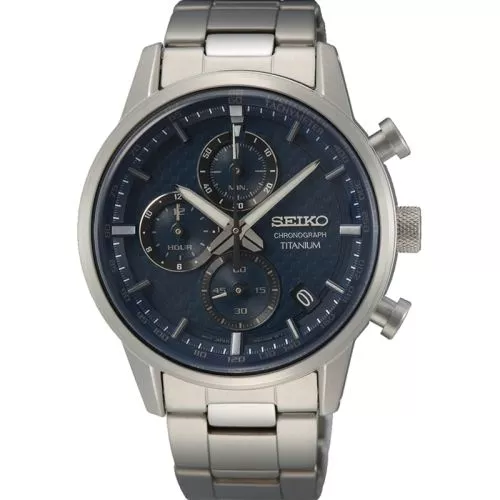 Seiko Titanium Chronograph SSB387P1-1