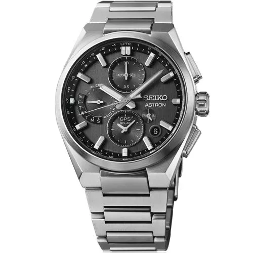 Seiko Astron GPS Solar Dual-Time Chronograph SSH163J1-1