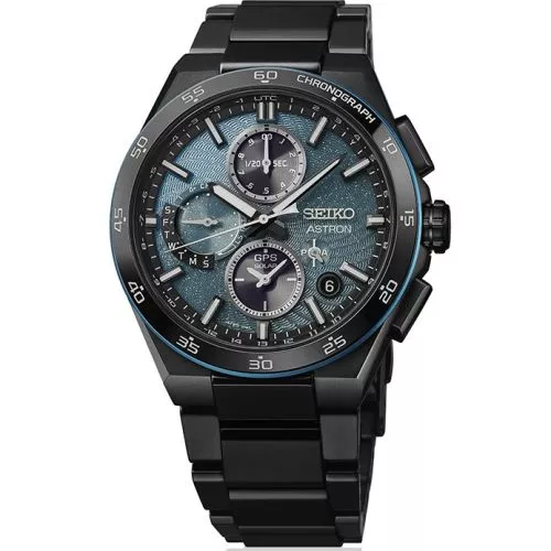 Seiko Astron GPS Solar Dual Time Chronograph 5X83 “Spiral Galaxy” Limited Edition SSH187J1