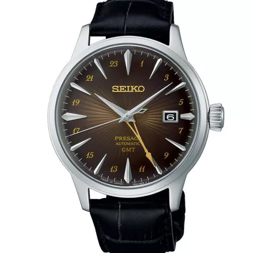 Seiko Presage Cocktail Time "Rusty Nail" GMT SSK039J1-1