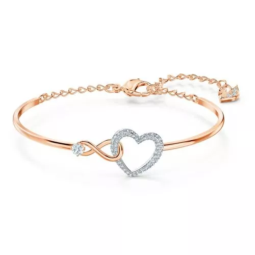 Swarovski Infinity Heart Bangle -rannekoru 5518869-1