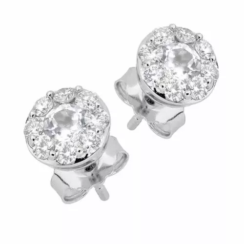 Brilliant Star Diamanten Ohrringe / topas TEF01750-1