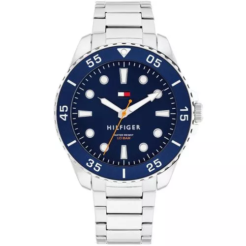 Tommy Hilfiger Oceanic Silver and Blue 1792202-1