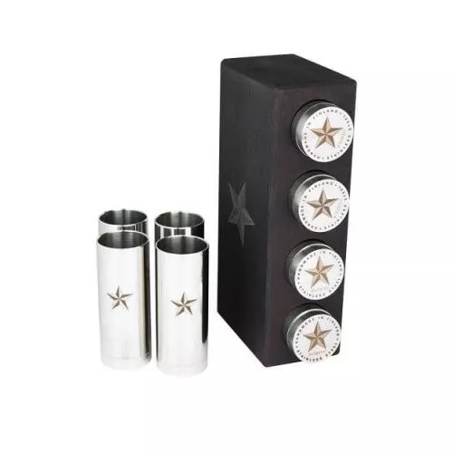 Ukko Schnapps 4 Sheriffi -snapsilasisetti 6430056830438-1