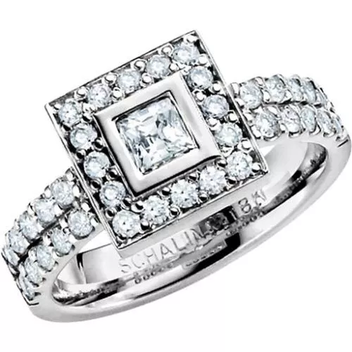 Schalins Unique 1,02ct,  Weißes Gold-25