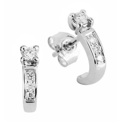 Sandberg Aamukaste II -timanttikorvakorut V-327W-1