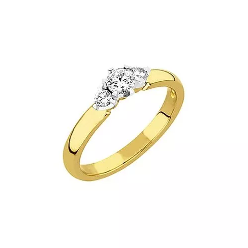 Sandberg Aurinkotuuli -timanttisormus (0.34ct) V-410-1