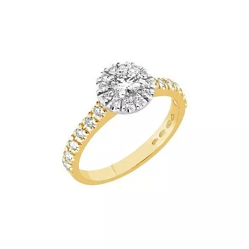 Sandberg Toivomuslähde I -timanttisormus V-715-1