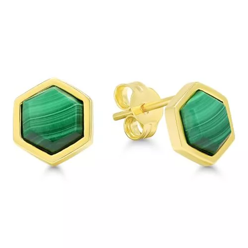 Grüne Vergoldete Ohrringe WE-69859GVIHR