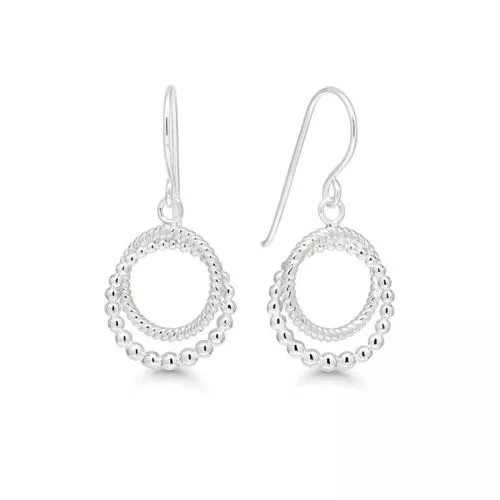 Silberne Ohrringe WE-39888