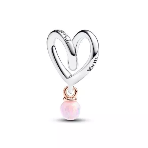 Pandora Two-tone Wrapped Heart hela 783242C01-1